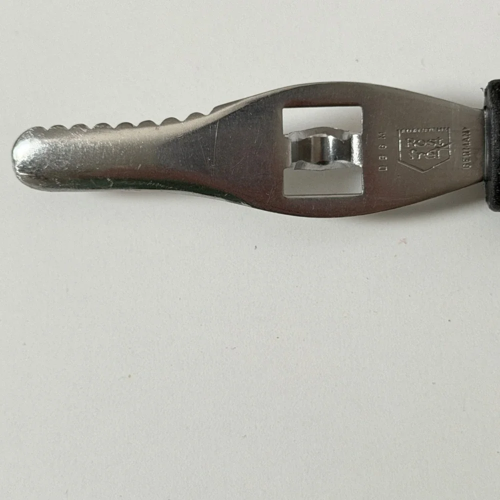 Edelstahl Rostfrei Germany Channel Knife‎ Garnishing Tool Black Handle